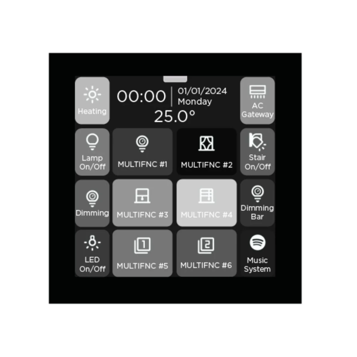 Interra iX3 4 İnç KNX Dokunmatik Panel