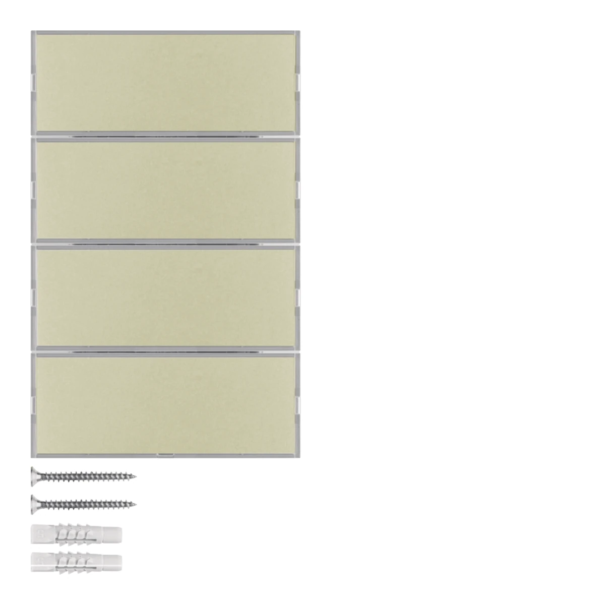 Hager 80164781 Tastsensor 4FACH Komfort Beschrift Knx Sensör