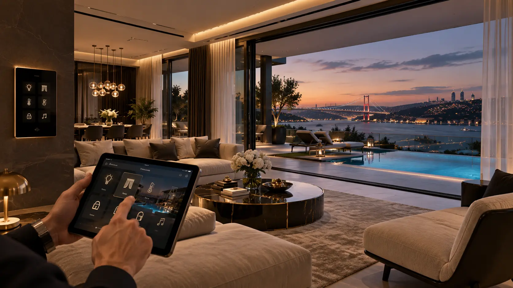 İstanbul villa otomasyonu ve akıllı villa sistemleri uygulaması